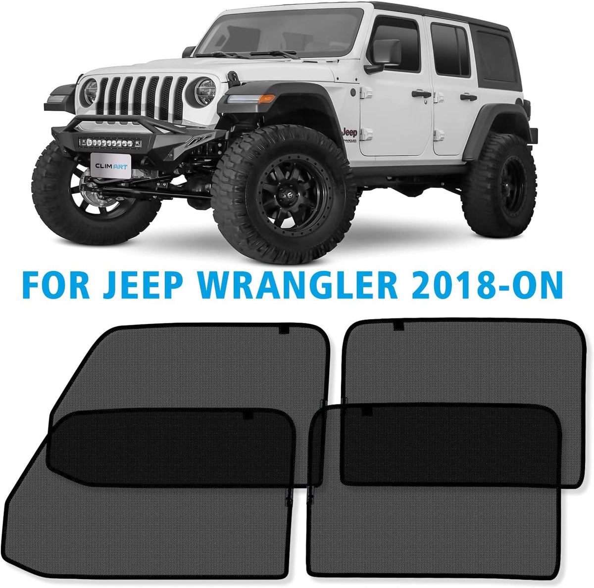 Magnetic Car Window Sunshade 4 Pc. Set N35542