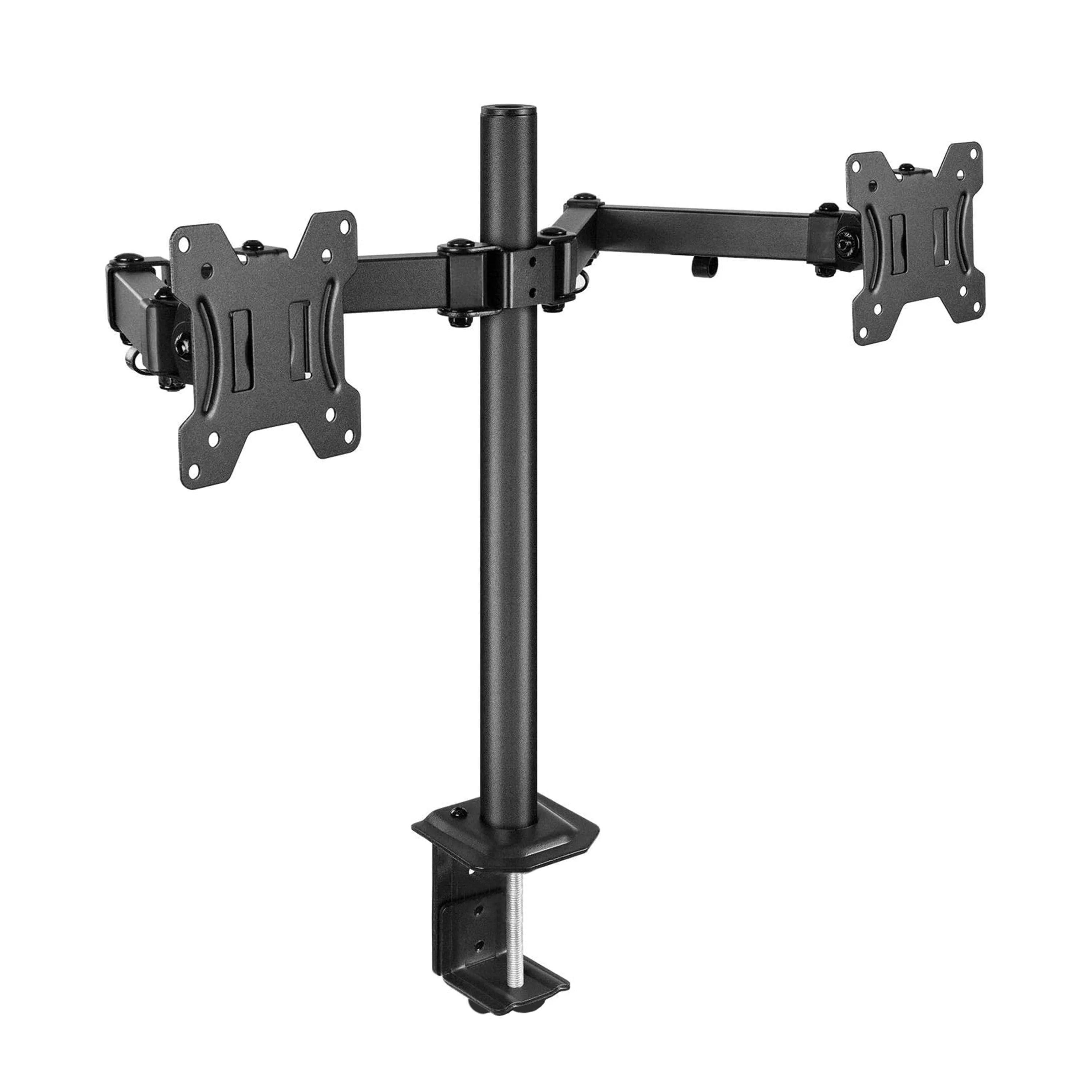 Full Motion Dual Monitor Desk Mount, Fits 2 Screens up to 27 Inches, VESA R613