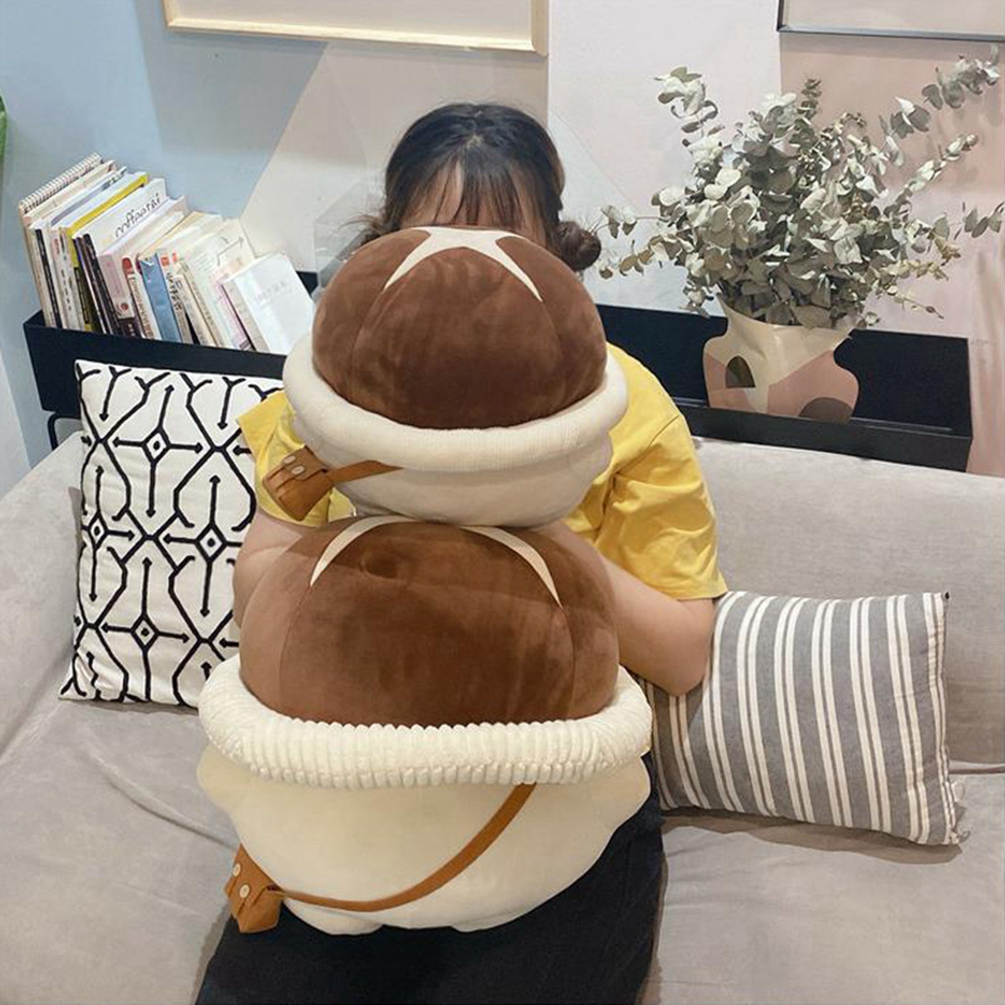 Mushroom Plush Stuffed Toys Shiitake Pillow F906107