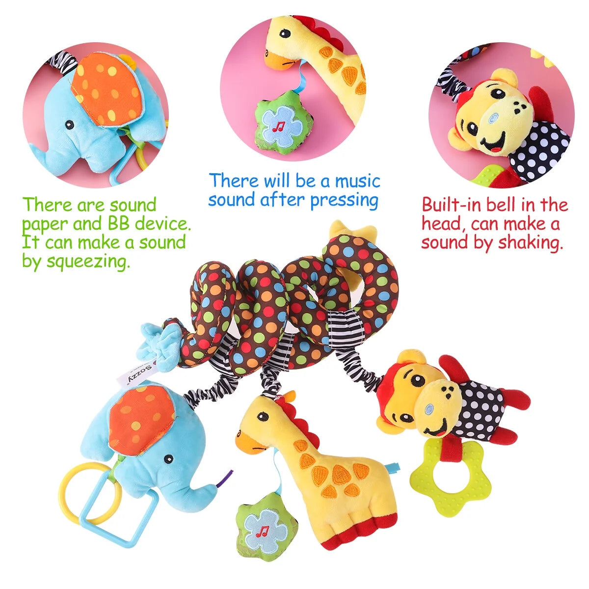 Car Seat Hanging Plush Toy X807