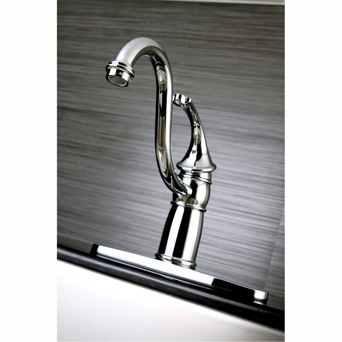 8x22 Centerset Kitchen Faucet, Brushed Nickel F365