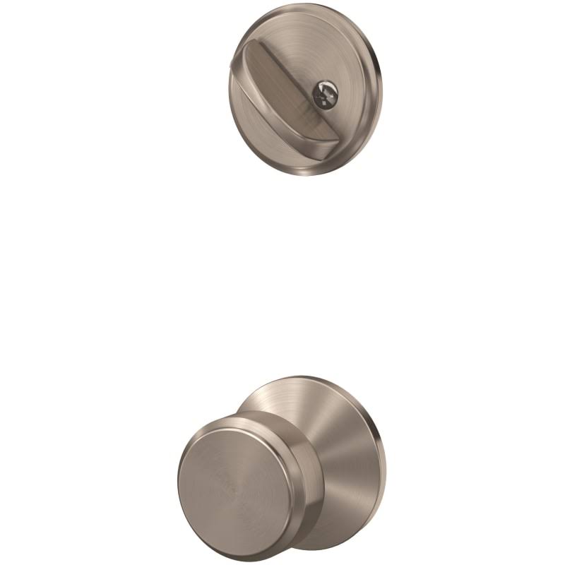 Satin Nickel Single Cylinder Interior Pack D806