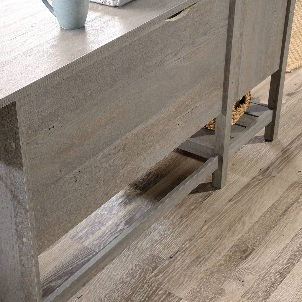 L Shaped Computer Desk in Mystic Oak D1920