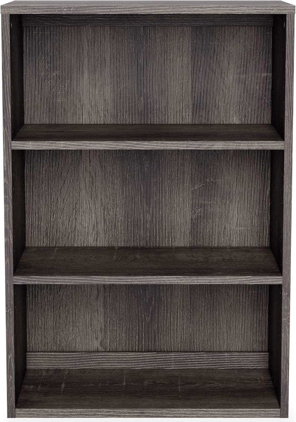 Grayish Brown Bookcase with 2 Adjustable Shelves M22506