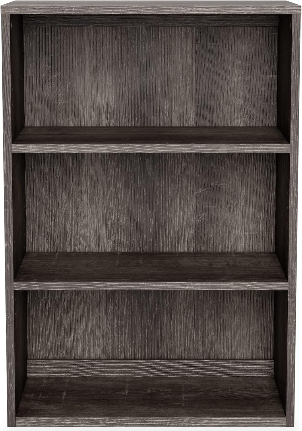 Grayish Brown Bookcase with 2 Adjustable Shelves M22506