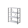 Antique White 4 Shelves Standard Bookcase N631768