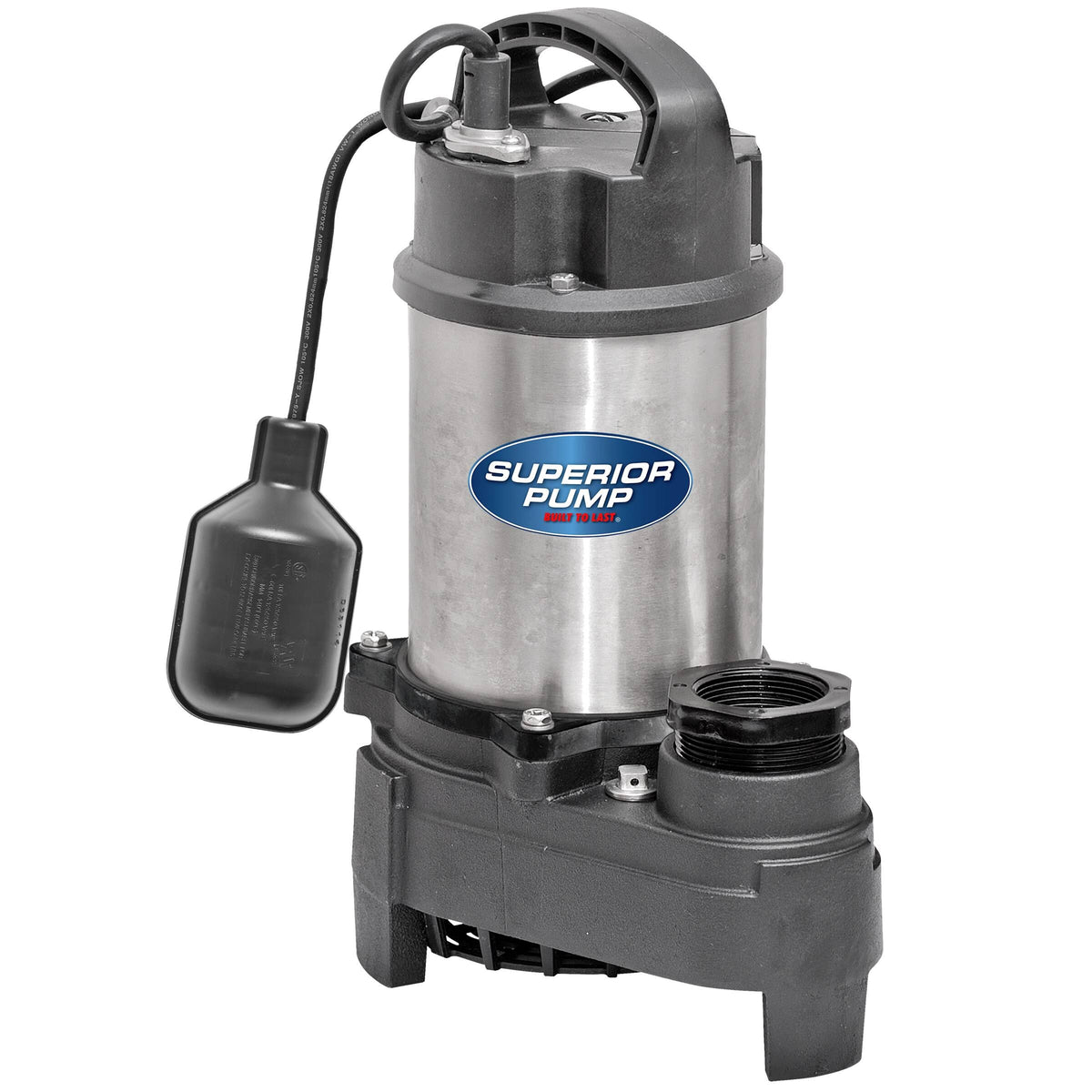 1/2 HP Cast Iron Stainless Steel Sump Pump U7612