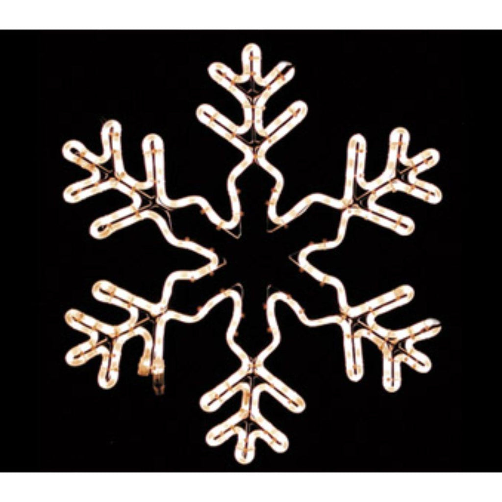 Snowflake Holiday Rope Light Motif, 24-Inch Q153954