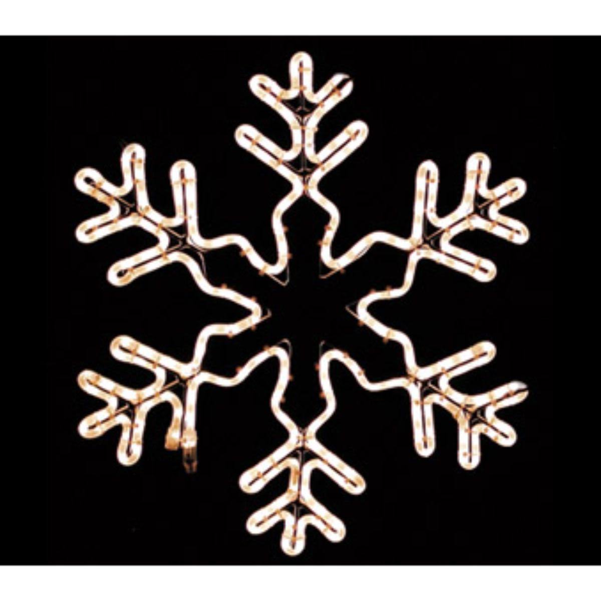 Snowflake Holiday Rope Light Motif, 24-Inch Q153954