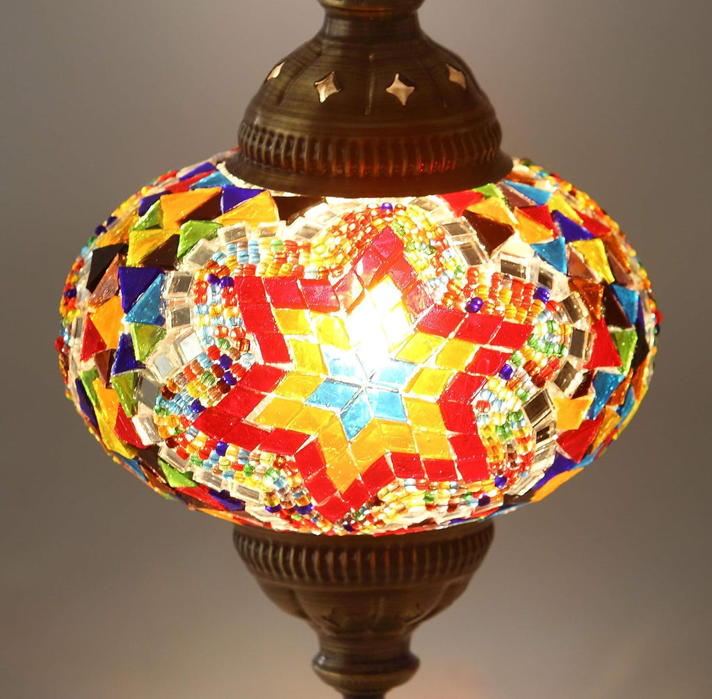 Mosaic Sconce Lamp Wall Light, Moroccan Style, Bronze, Scarlet H3800