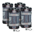 4 Pack 45 lb Canopy Weight Bags, Gray & Black R62292