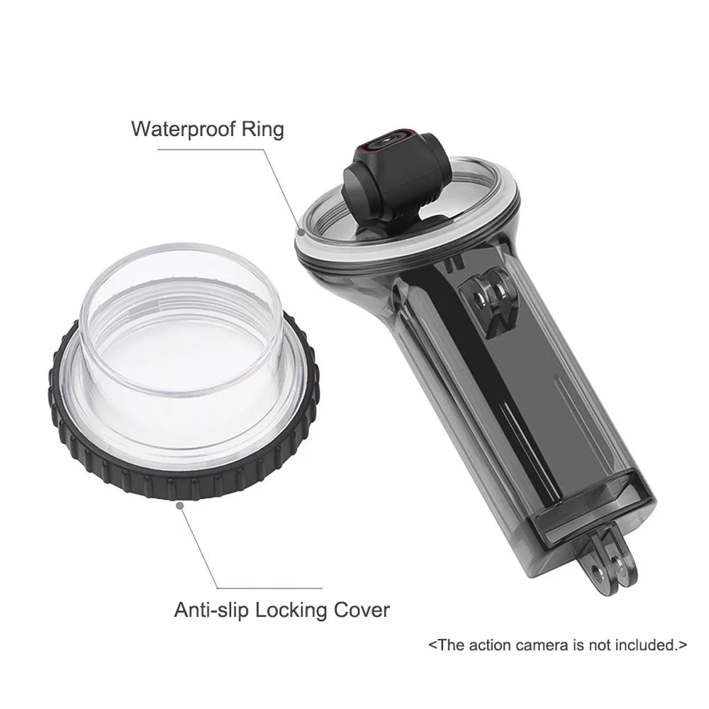 Waterproof Housing for DJI Osmo Pocket 2 Action Camera with Lanyard, Underwater 60M P59104