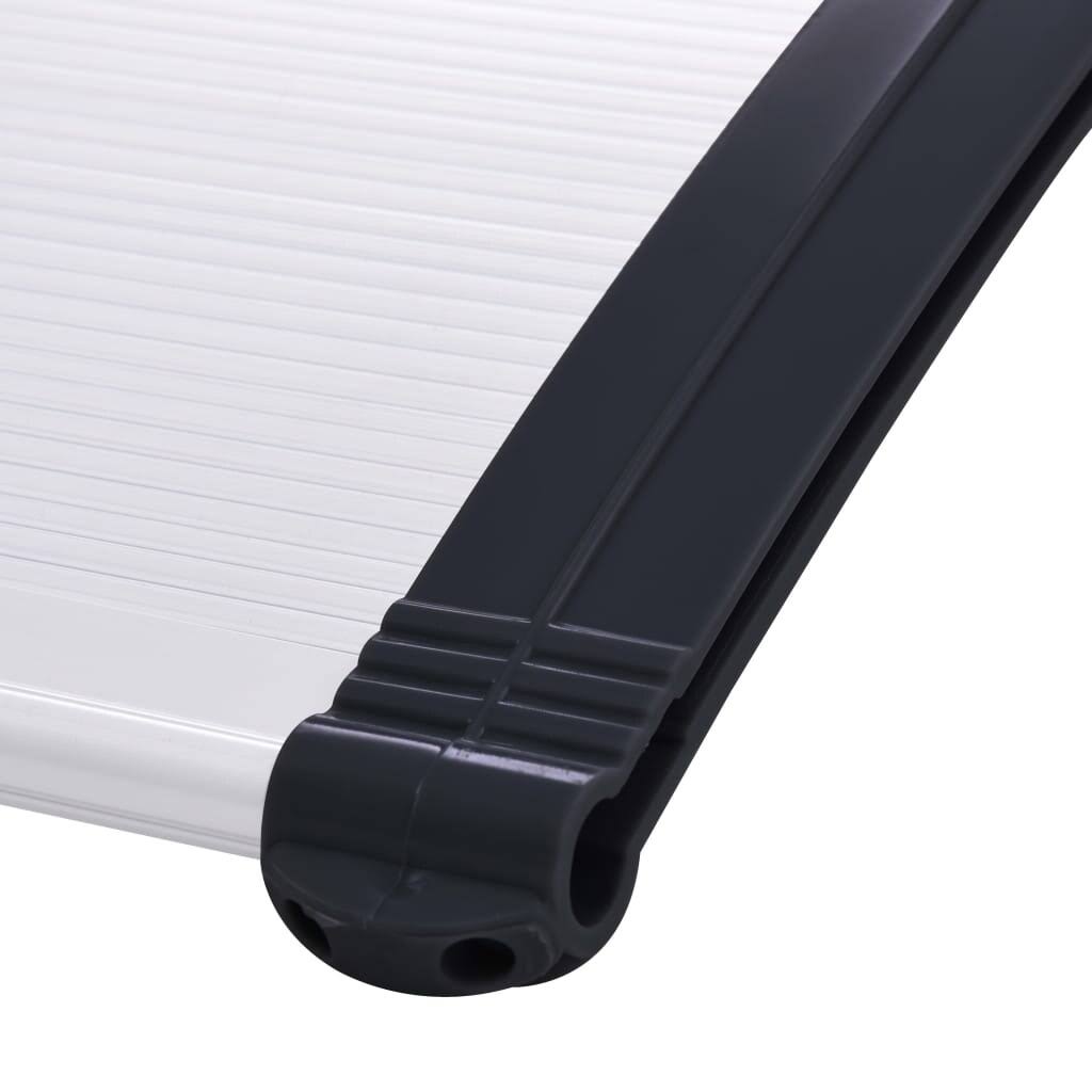 Black Transparent Door Canopy 59x22x31.5x22 PC V634085