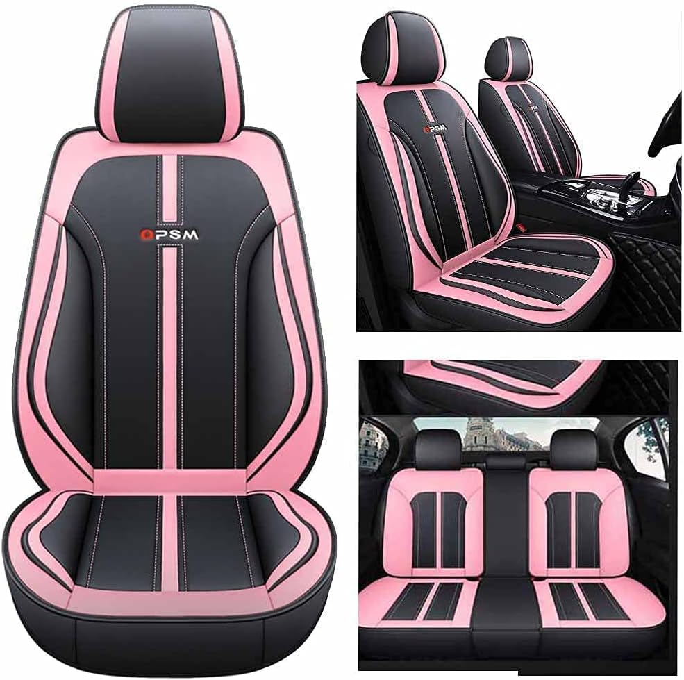 Pink Leather Car Seat Cushion Q3104