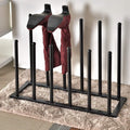 6-Pair Black Metal Boot Shoes Storage Rack G36021