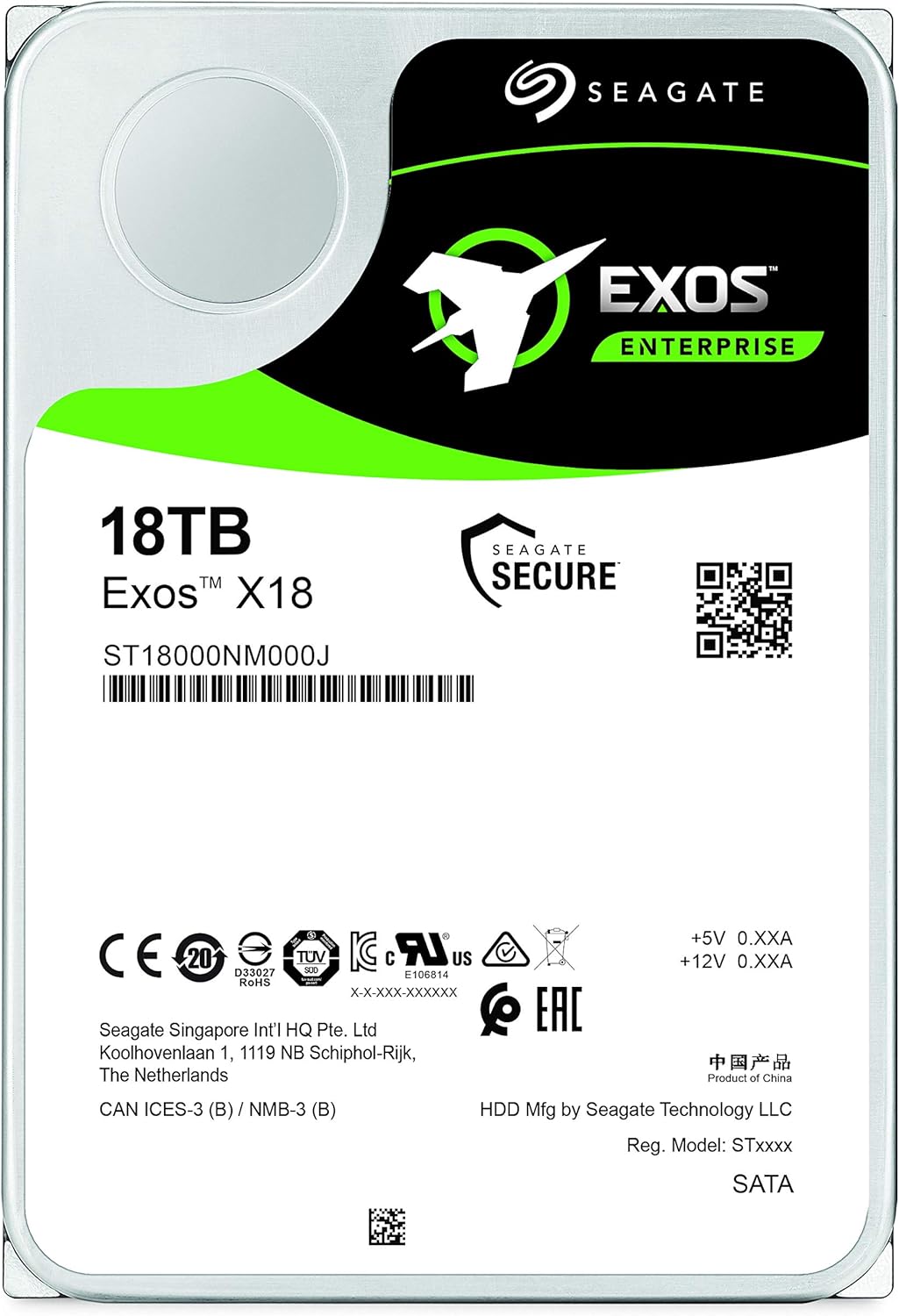 18TB Enterprise HDD 3.5 Inch SATA 7200 RPM M23280
