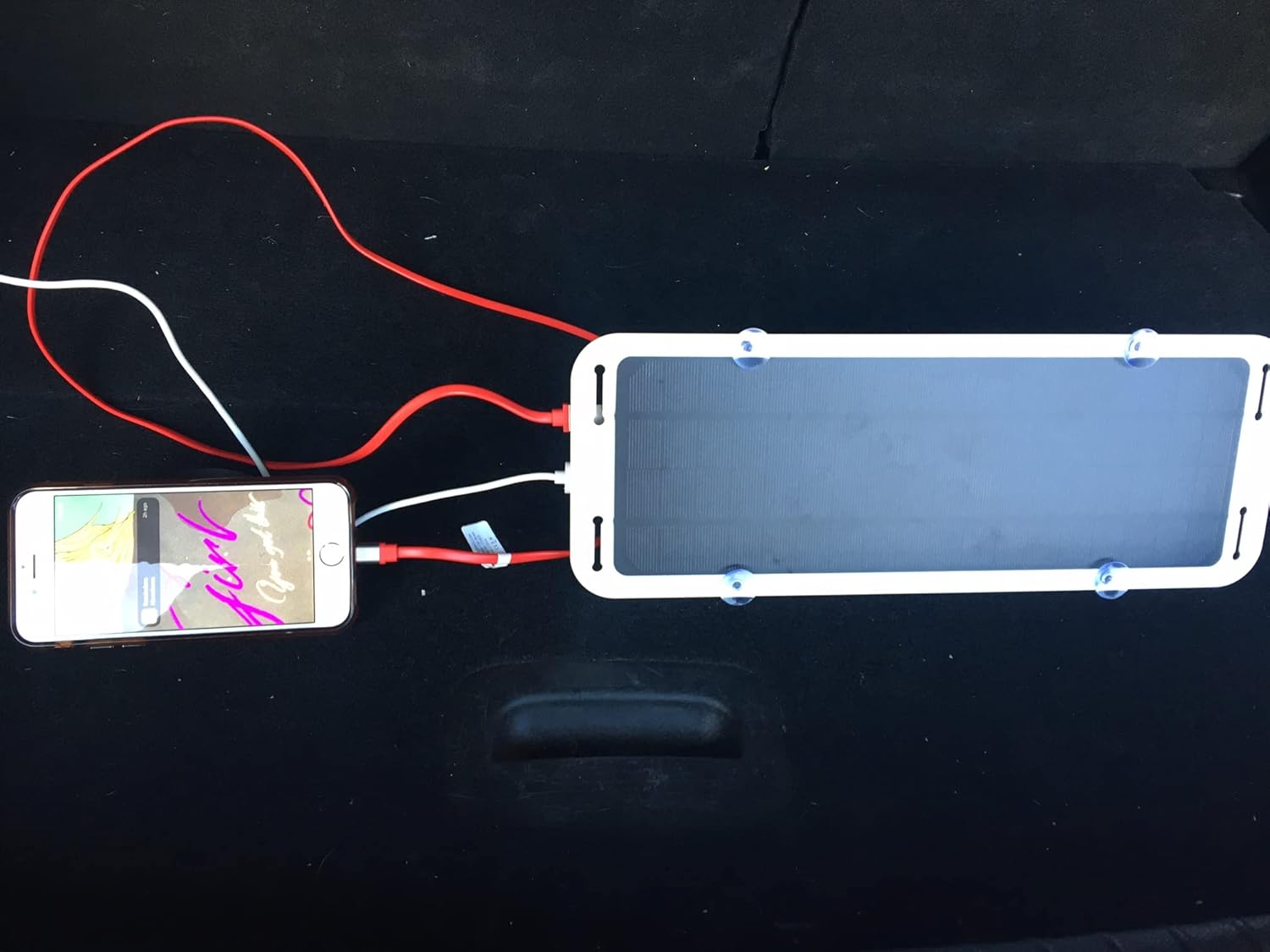 12V Solar-Panel Battery Charger Maintainer with 5V USB Ports, Waterproof, Pack of 2 A55817