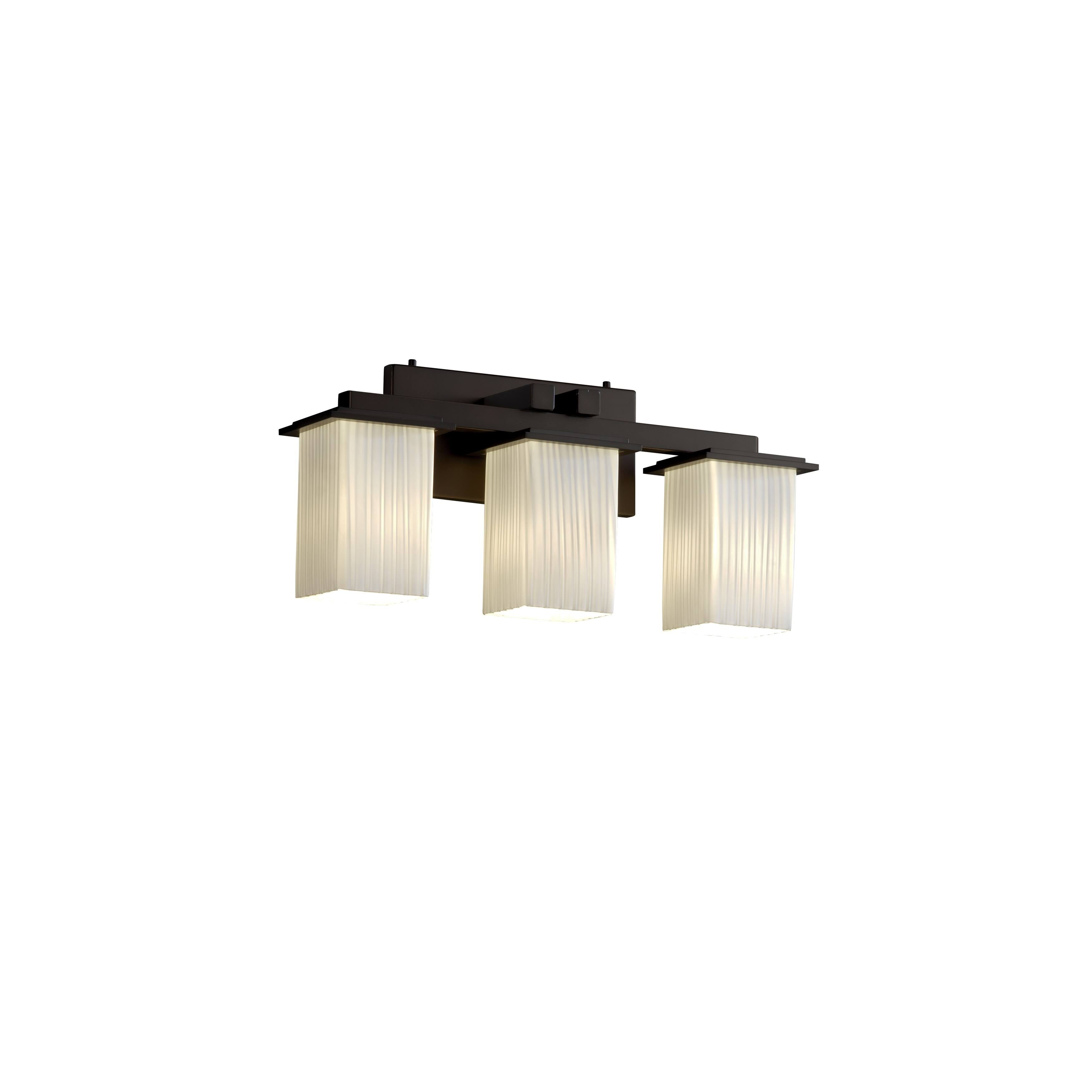 3-Light Bath Bar in Dark Bronze F822058