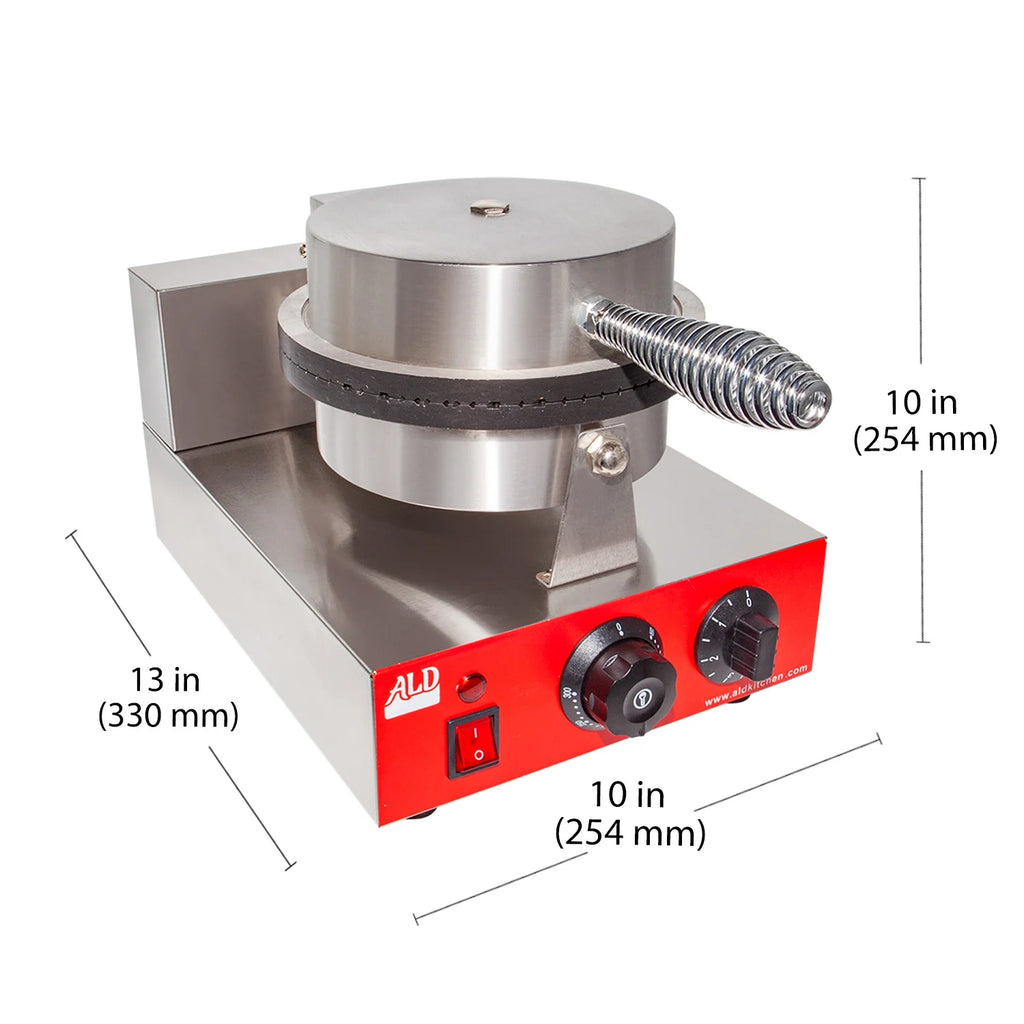 Nonstick Stainless Steel Waffle Cone Maker B805595