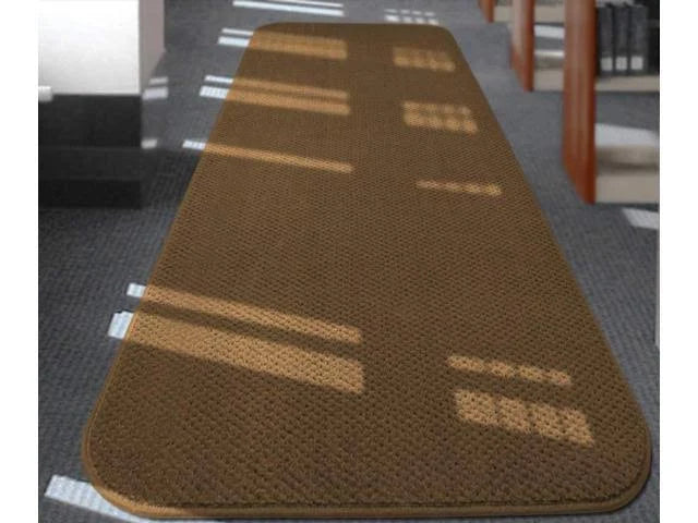 Bronze Gold Skid-Resistant Carpet Runner J54135