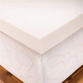 Twin Size 3 Inch Thick Firm Polyurethane Foam Mattress Pad Bed Topper A7887