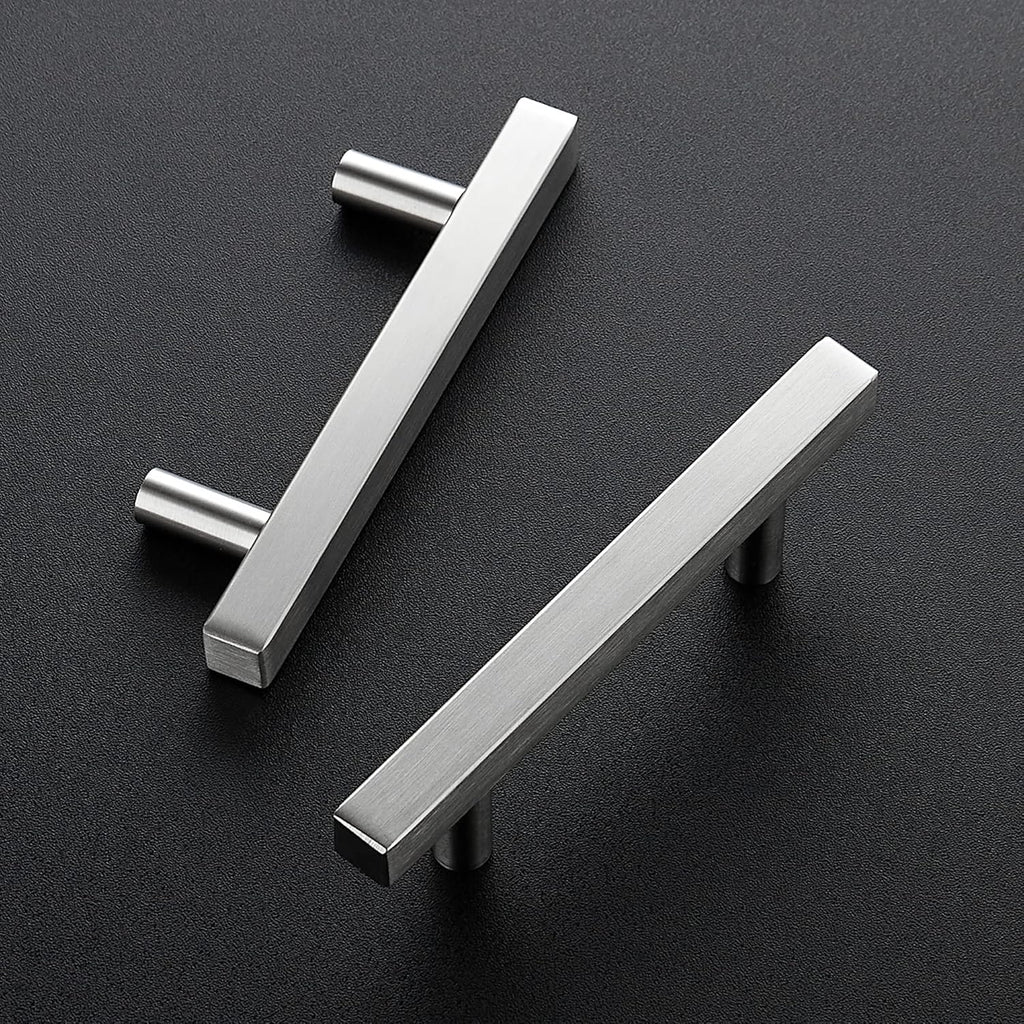 30 Pack 3 Inch Brushed Nickel Stainless Steel Cabinet Pulls with Mounting Template K2512