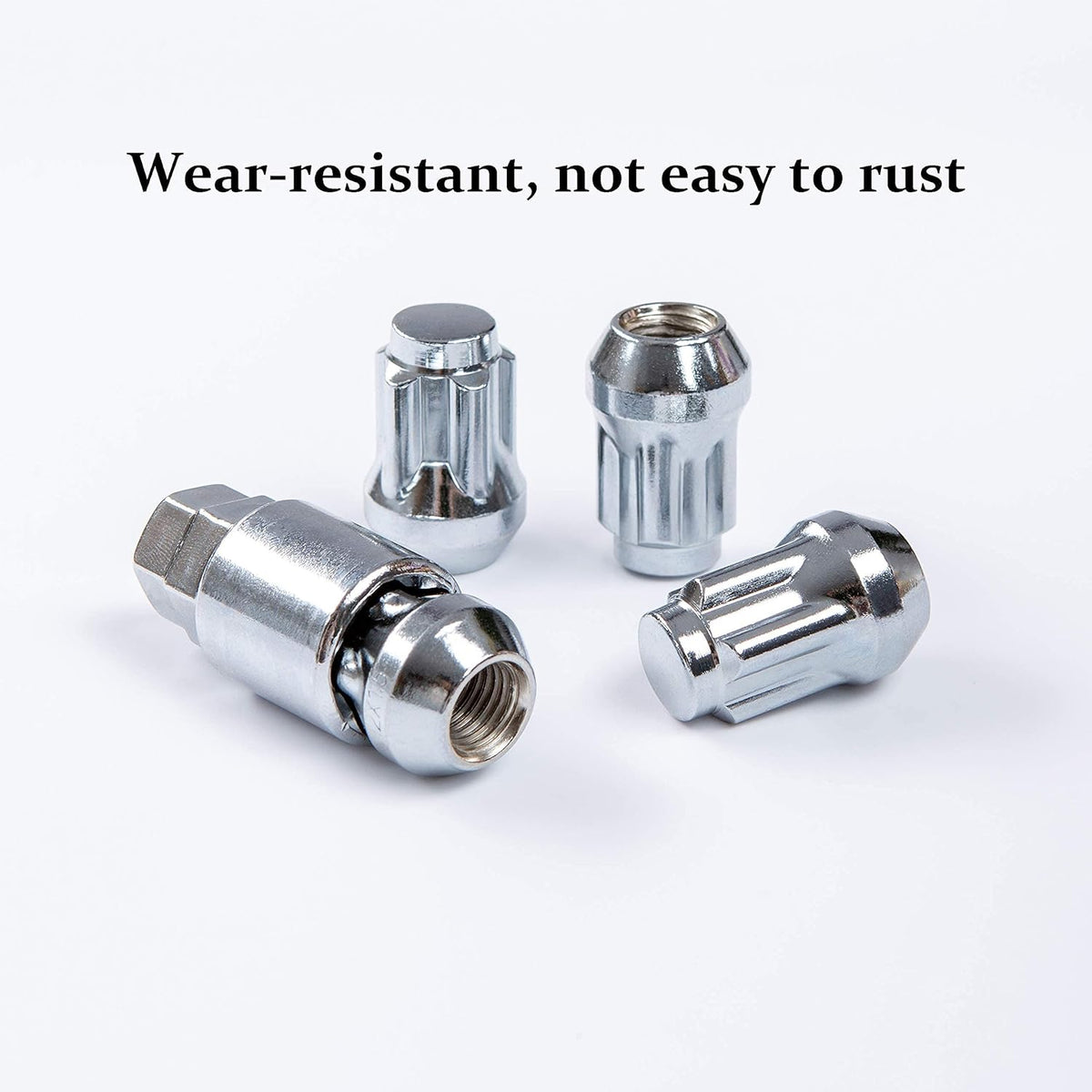 Wheel Locking Nuts Set of 4 with Wheel Lock Key Pouch Pack of 2 T17264