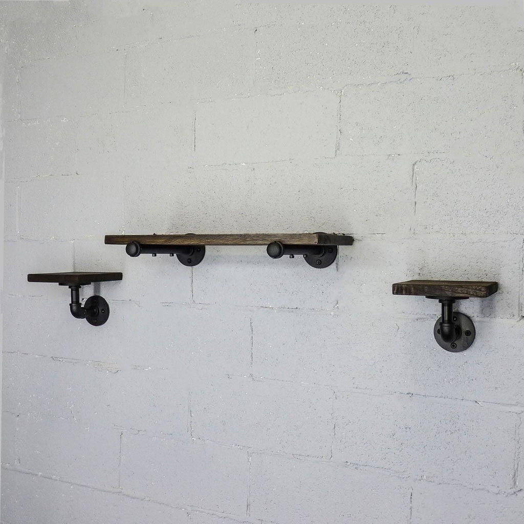 Black Set of 3 Wall Shelf M276