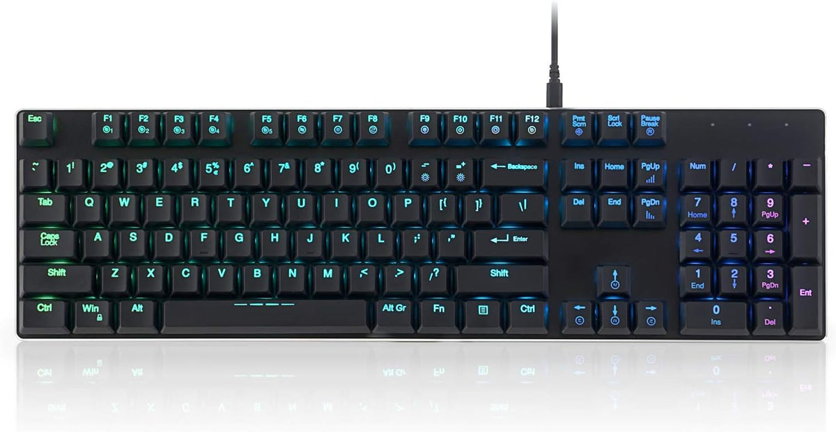 Wired Backlit Low Profile Mechanical Keyboard A707