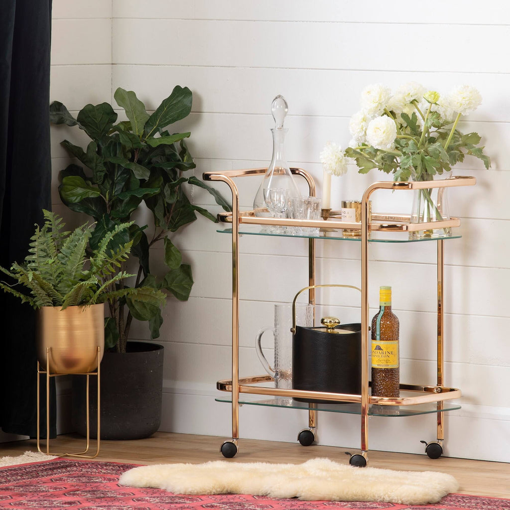 Rose Gold Bar Cart R146986