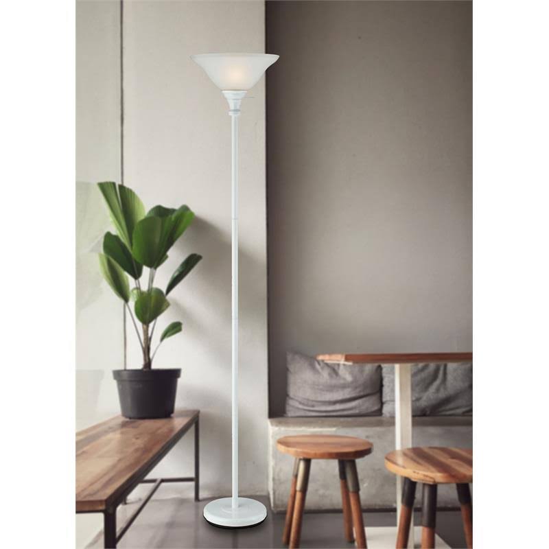 3-Way Torchiere - White Q336780